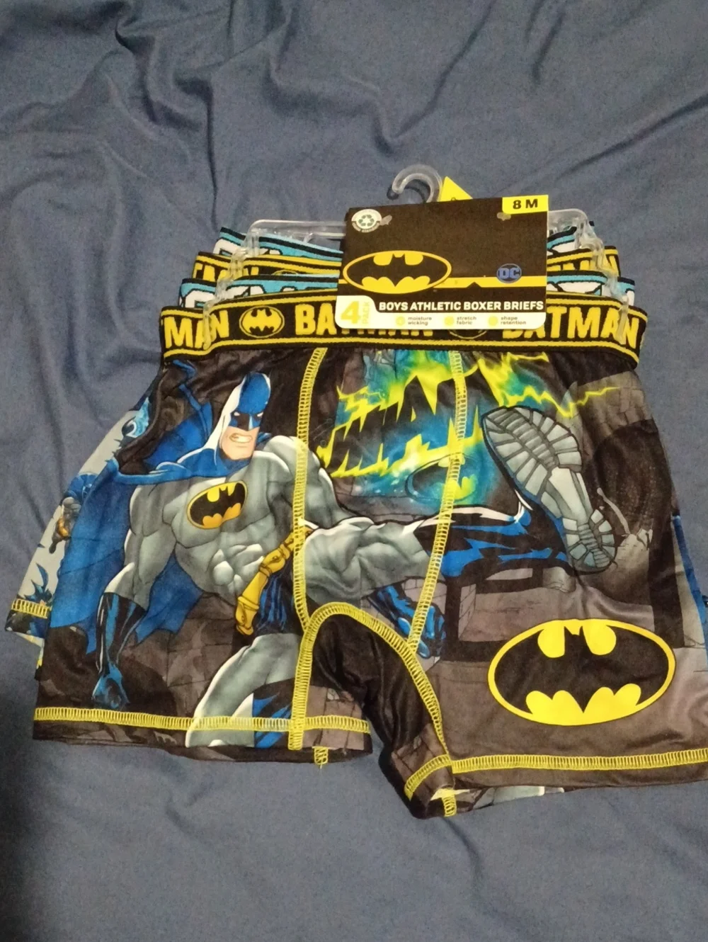 Bundle Of 11 Batman Boys Superhero Boxer Briefs Underwear Size 8